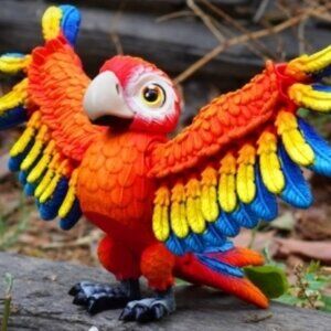 FLEXIBLE PARROT - MACAW 5 VARIATIONS by Opie’s Creations